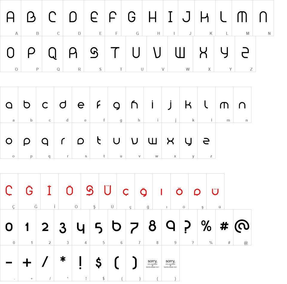 BambhoutConnect font