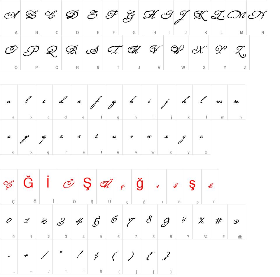 Roanoke Script font