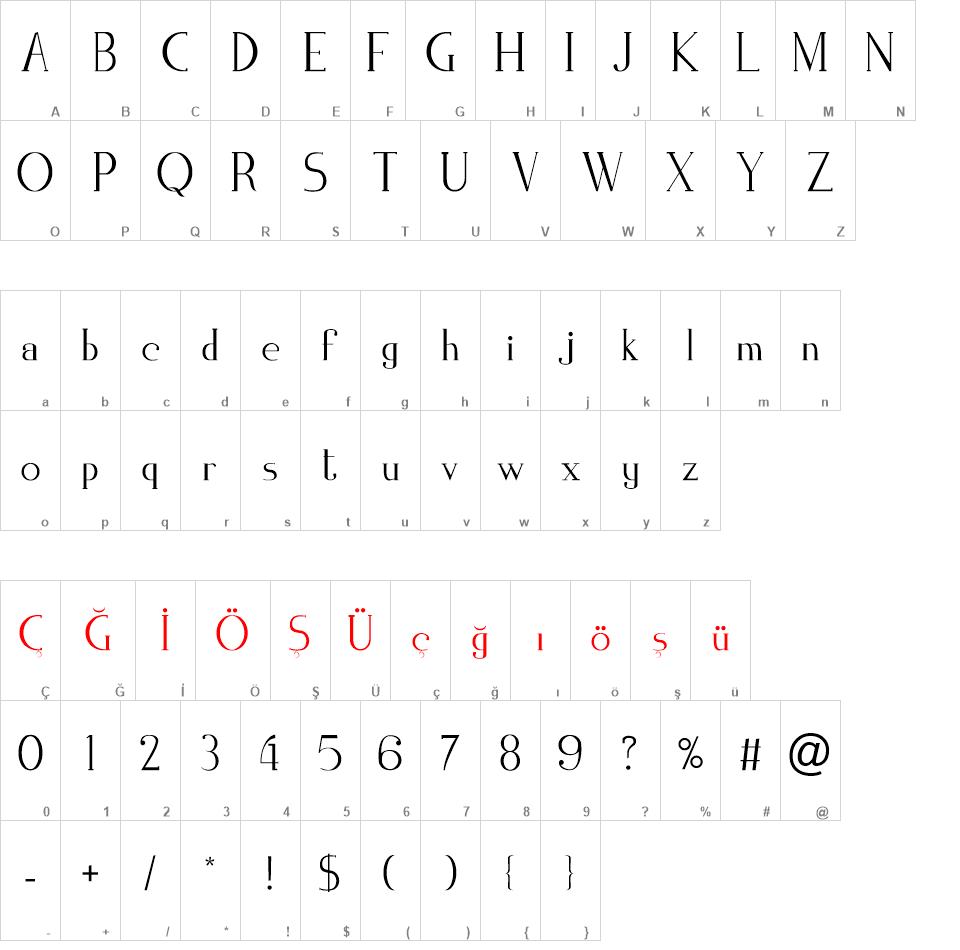 Zorus Serif  font