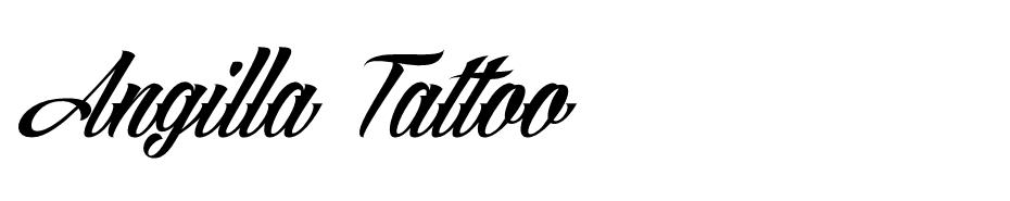 Angilla Tattoo font