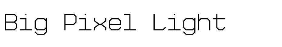 pixel font
