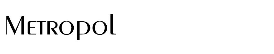 metropol font