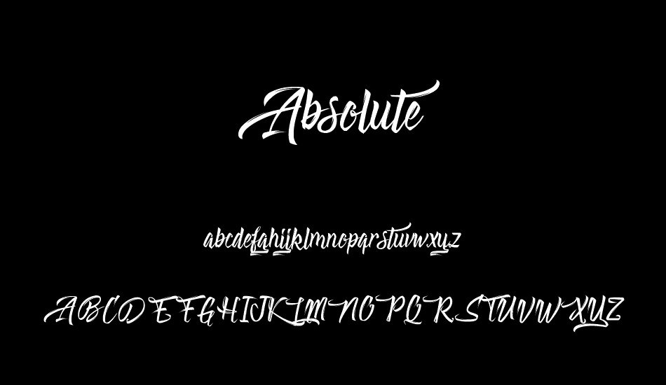 absolute font