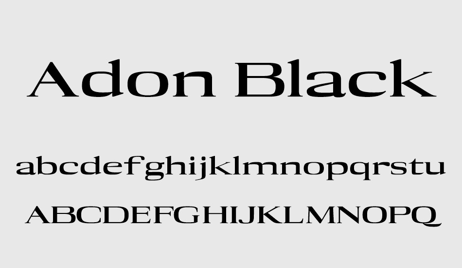 adon-black font