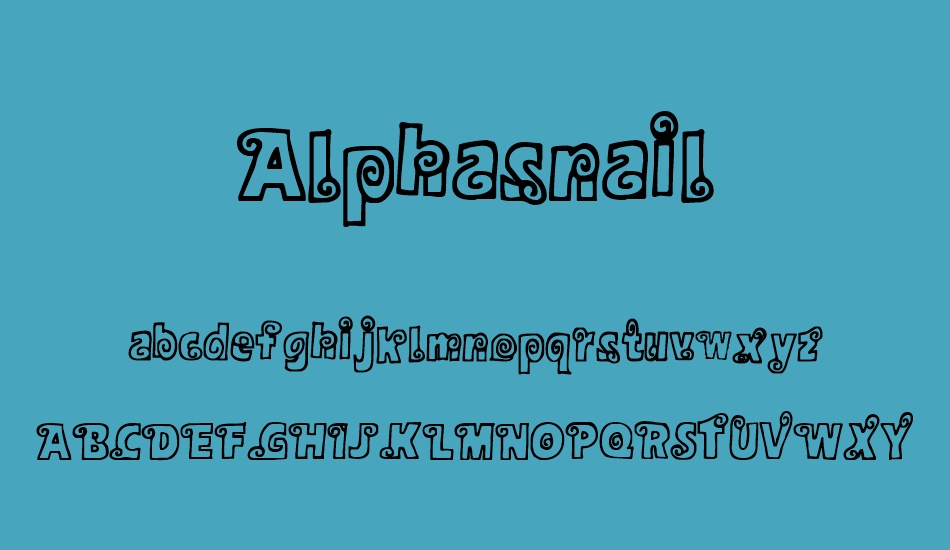 alphasnail font
