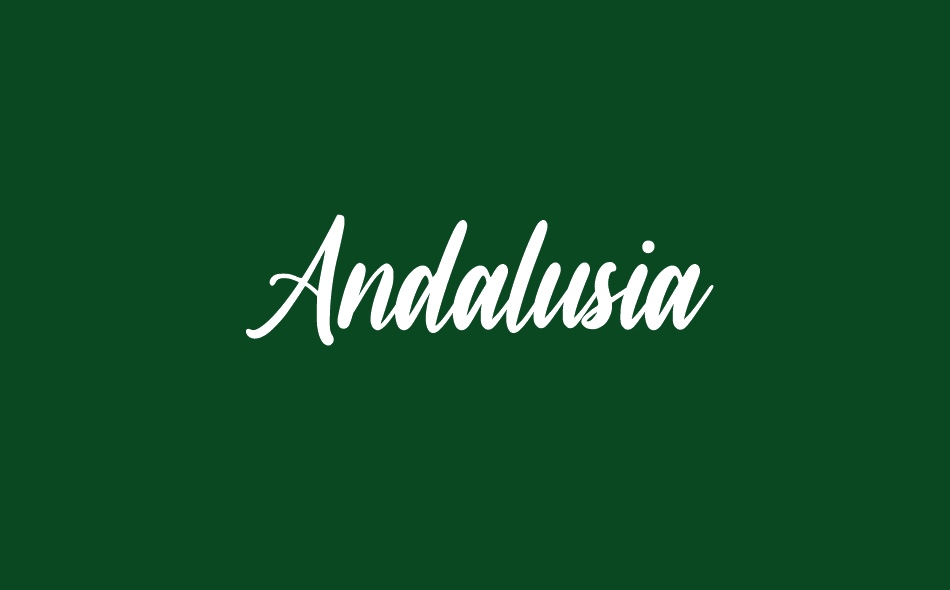 Andalusia font big