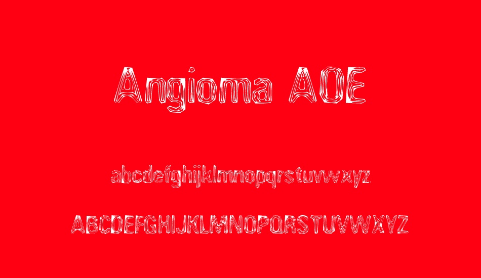 angioma-aoe font