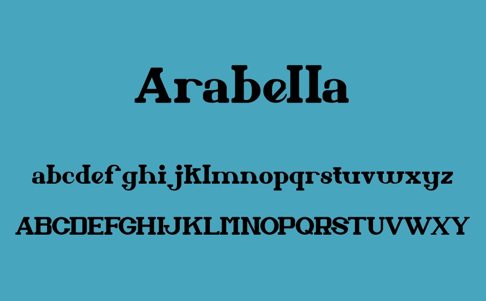 Arabella font