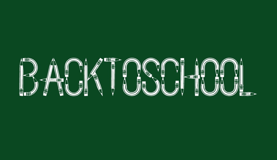 backtoschool font big