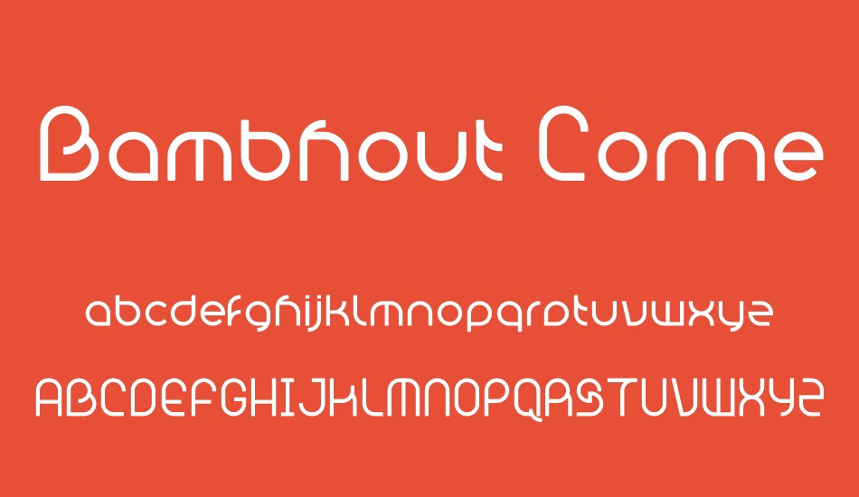 bambhout-connect-trial font