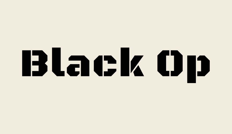 black-ops-one font big