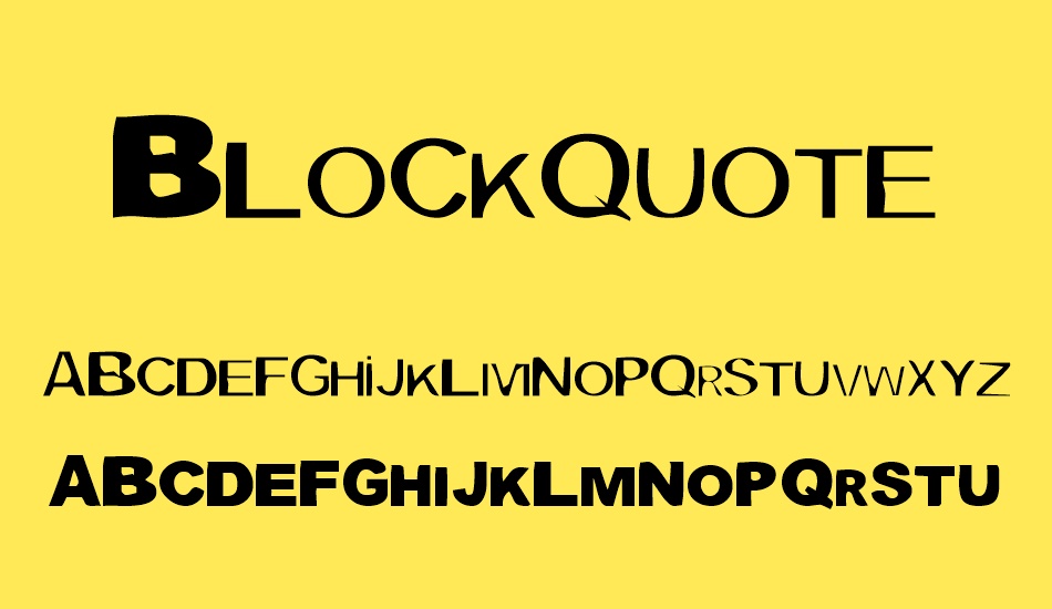 blockquote font