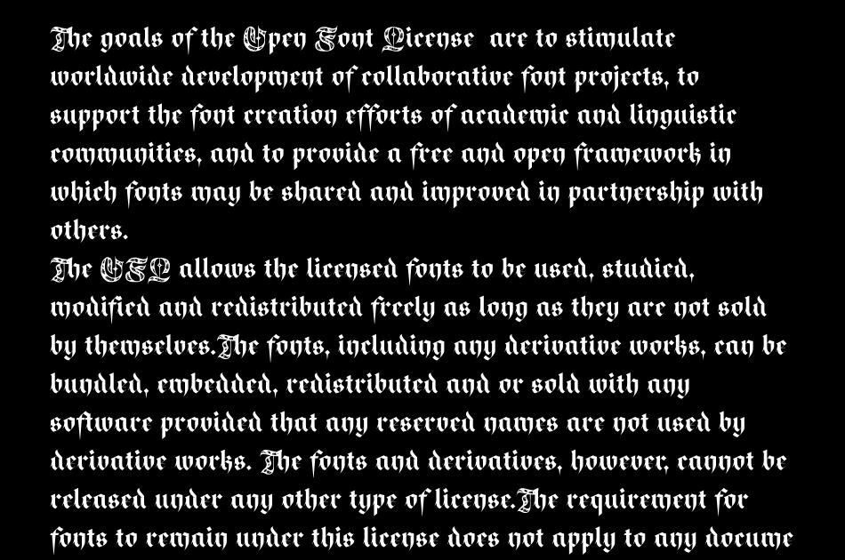 Bronzion Deco font 1