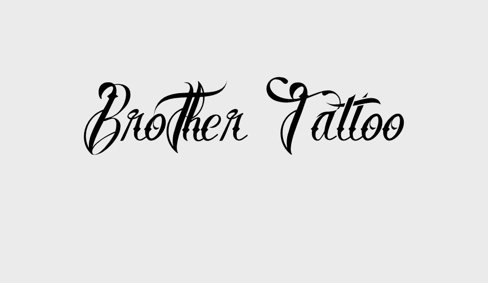 brother-tattoo font big