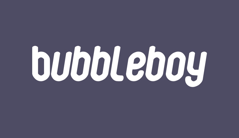 bubbleboy font big
