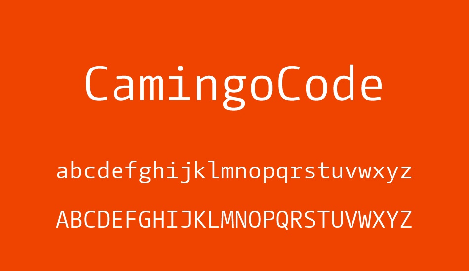 camingocode font