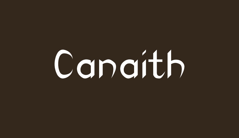 canaith font big