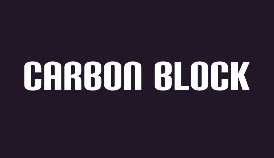 carbon-block font big