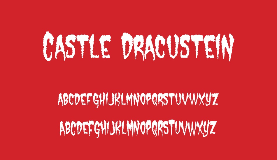 castle-dracustein font