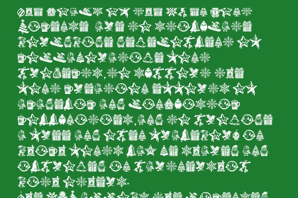 Christmas Cypher font 1