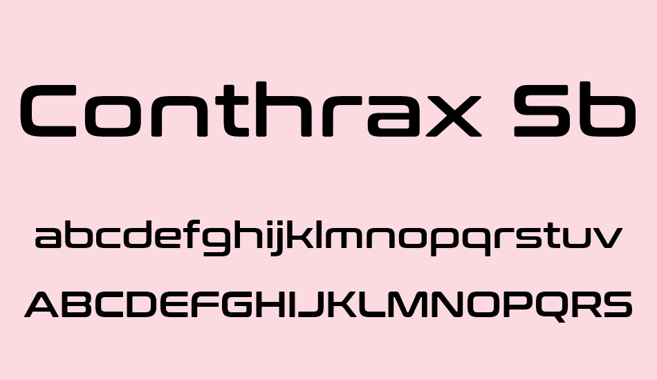 conthrax-sb font