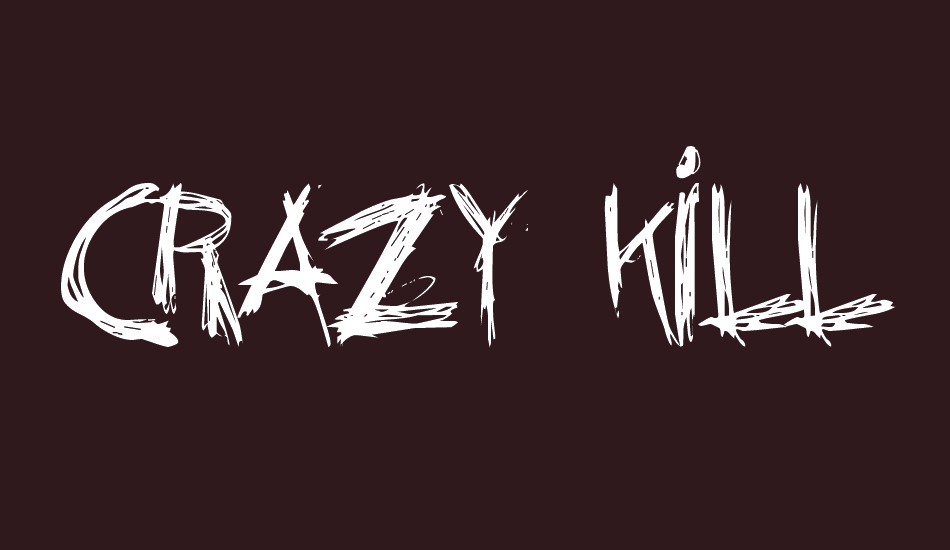 crazy-killer font big
