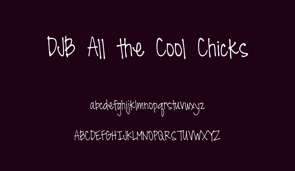 djb-all-the-cool-chicks font