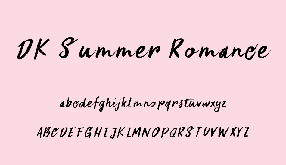 dk-summer-romance font