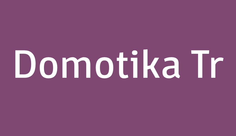 domotika-trial font big
