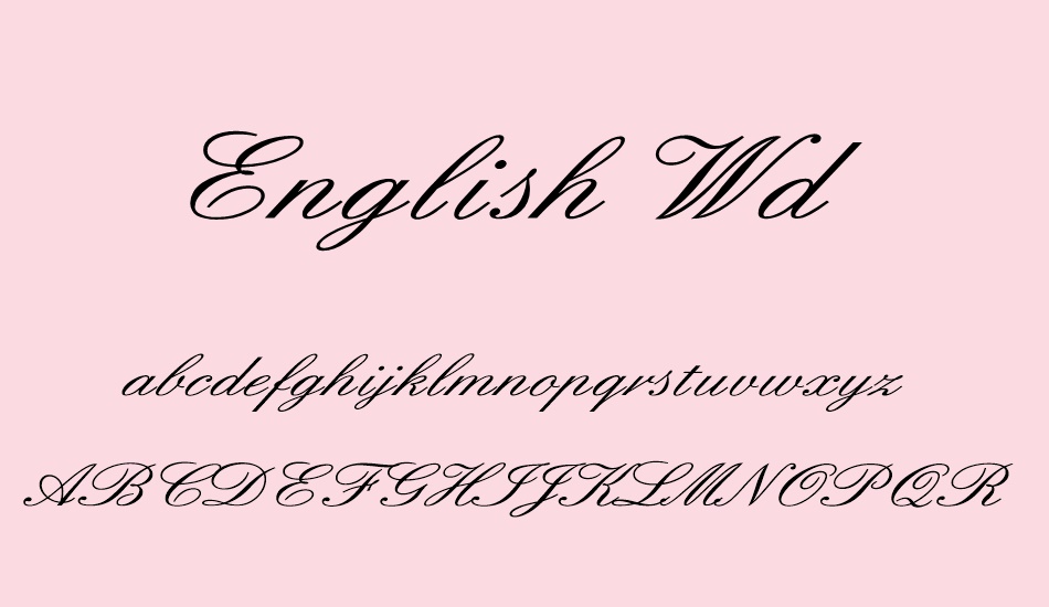 english-wd font