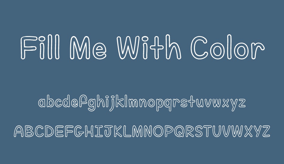 fill-me-with-color font