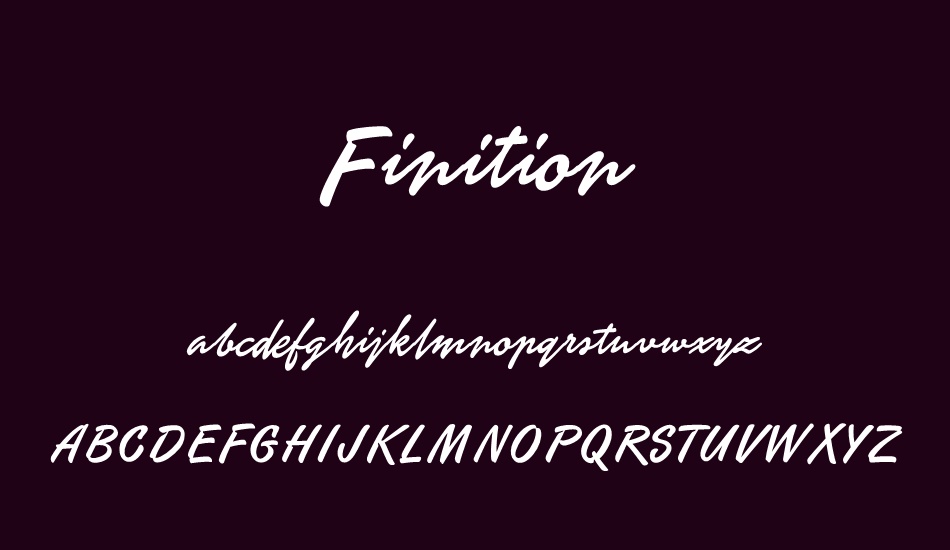 finition-personal-use-only font
