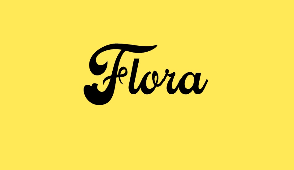 flora-personal-use font big