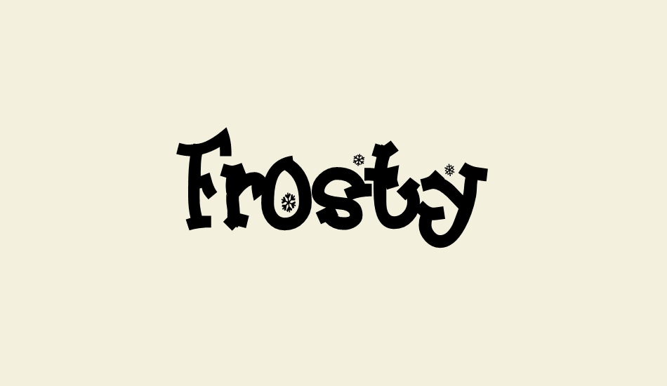 frosty font big