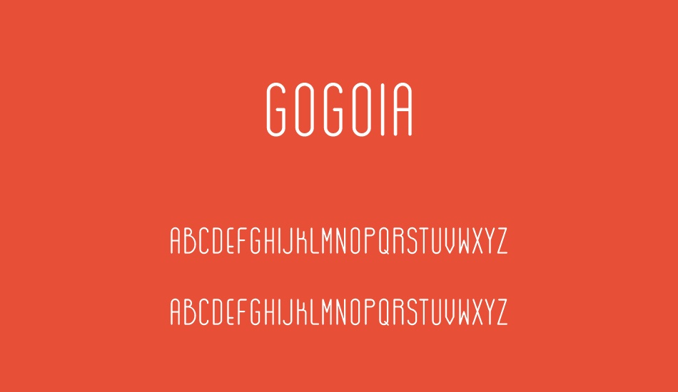 gogoıa font