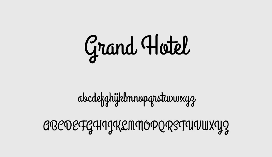 grand-hotel font