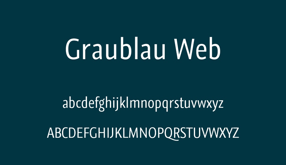 graublau-web font