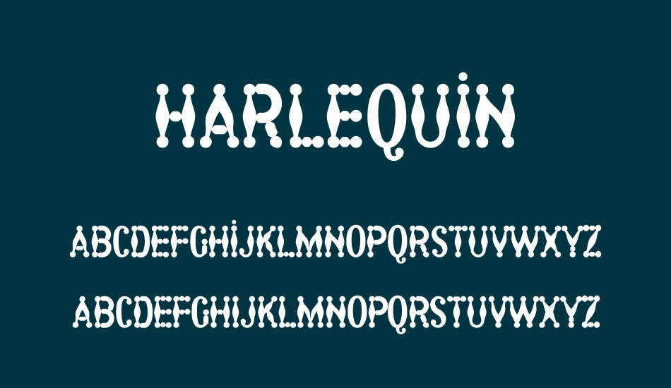 harlequin font
