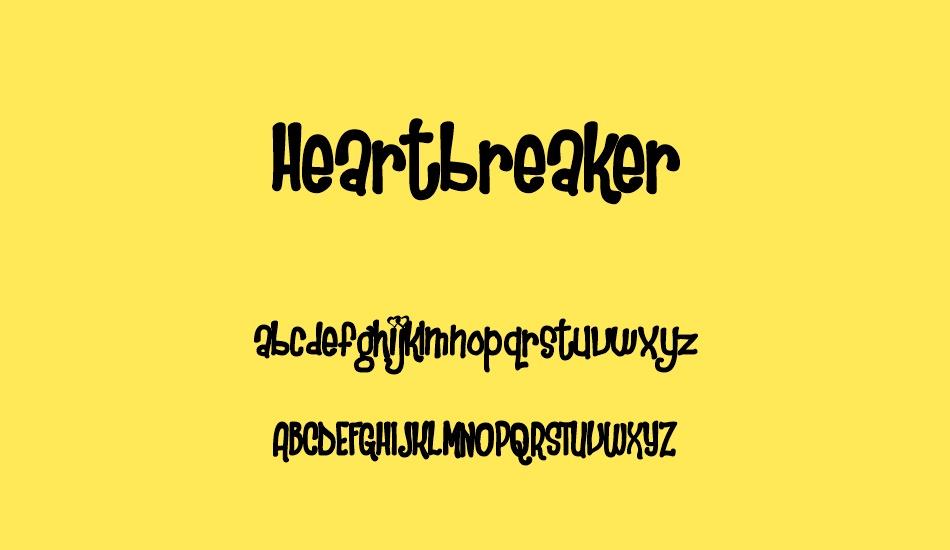 heartbreaker font