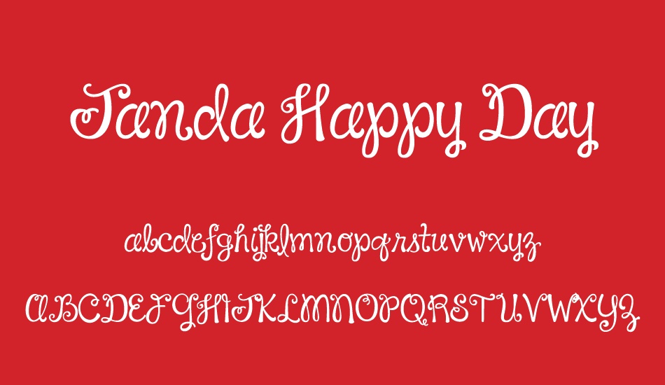 janda-happy-day font