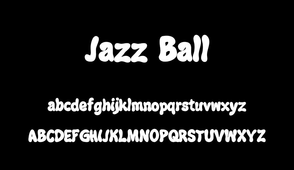 jazz-ball font