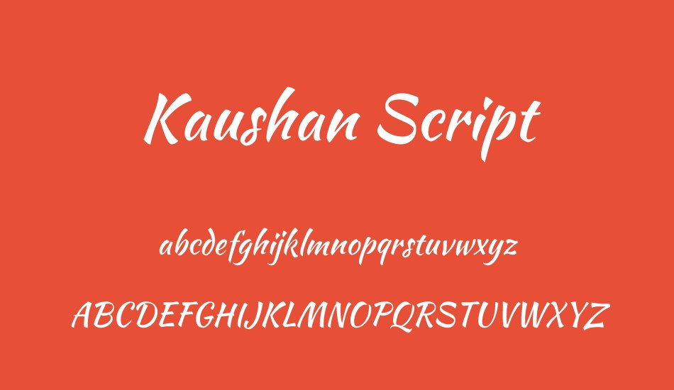 kaushan-script font