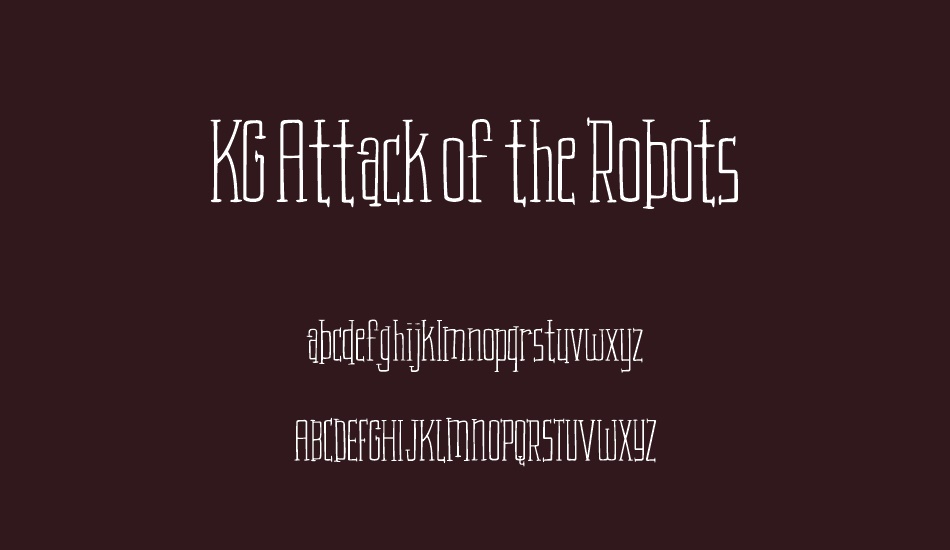 kg-attack-of-the-robots font