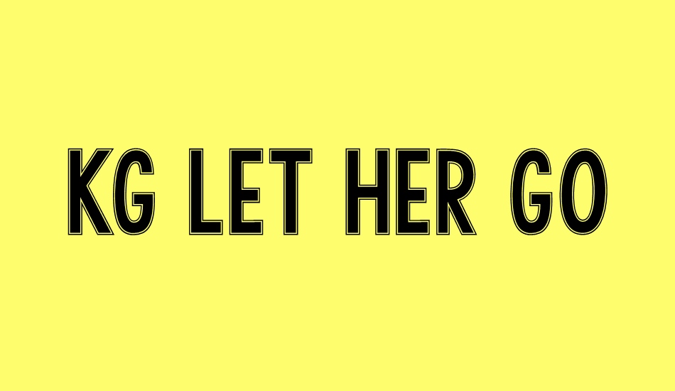 kg-let-her-go font big