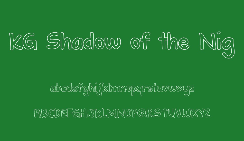 kg-shadow-of-the-night font