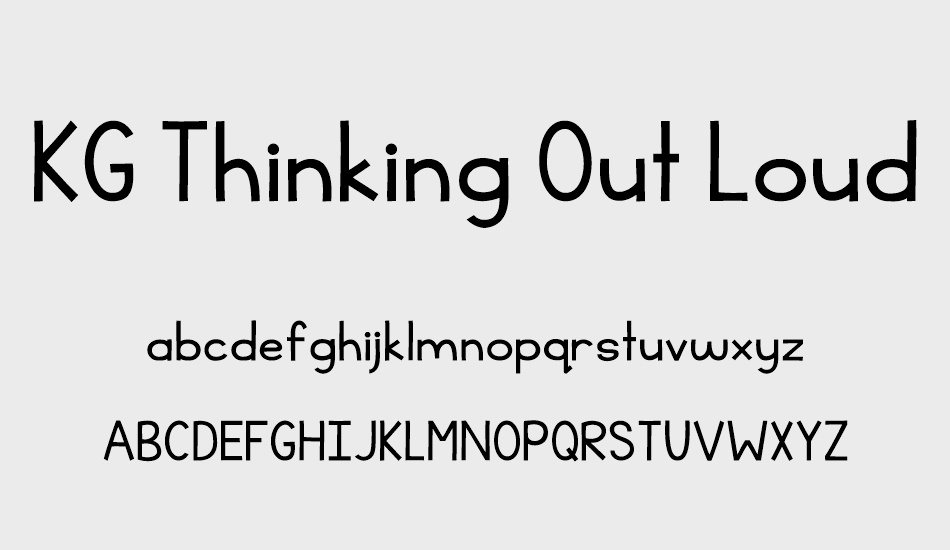 kg-thinking-out-loud font