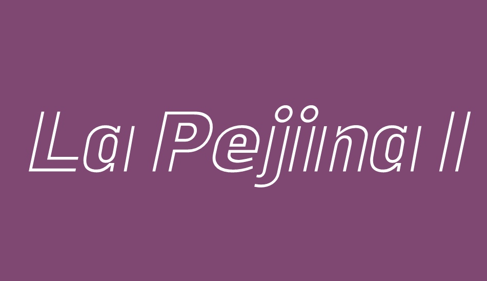 la-pejina-ıtalic-ffp font big