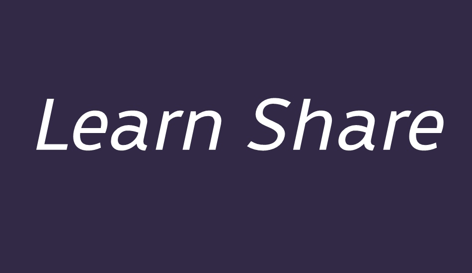 learn-share-colaborate font big