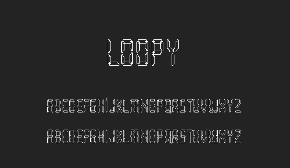 loopy font