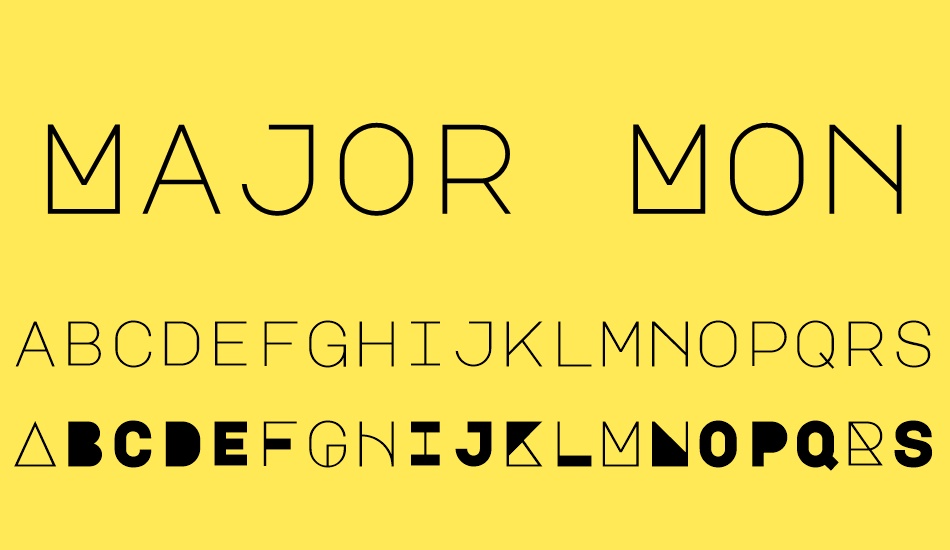 major-mono-display font